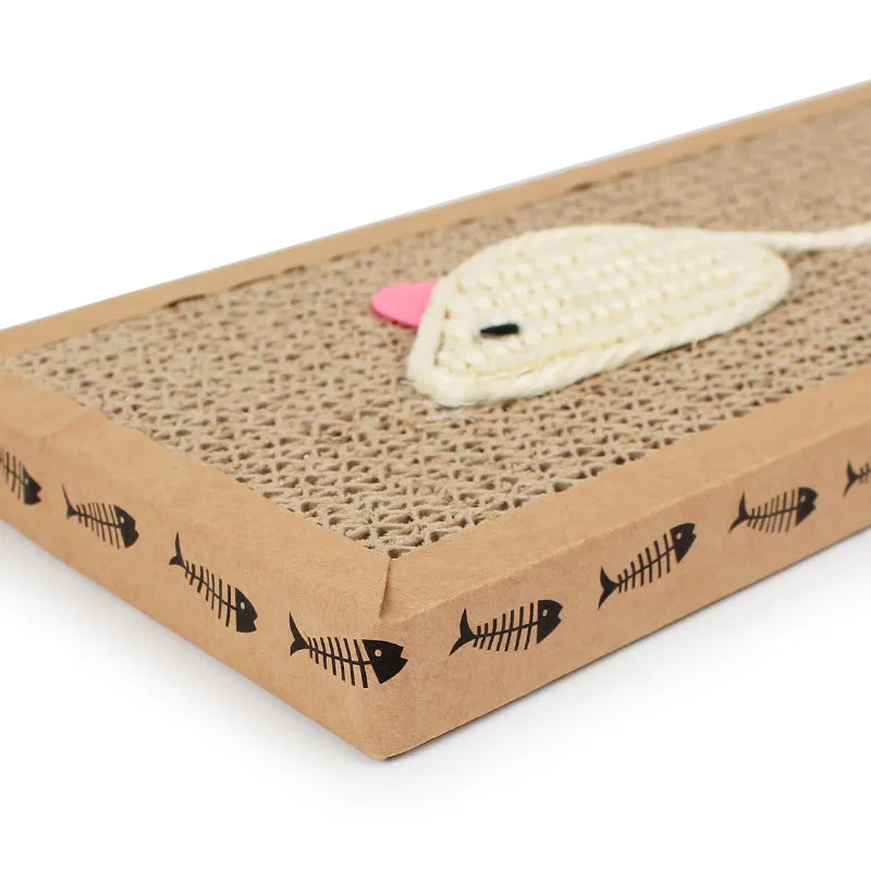 Cat Scratching Board Mat - Claw Scraper & Paw Toys