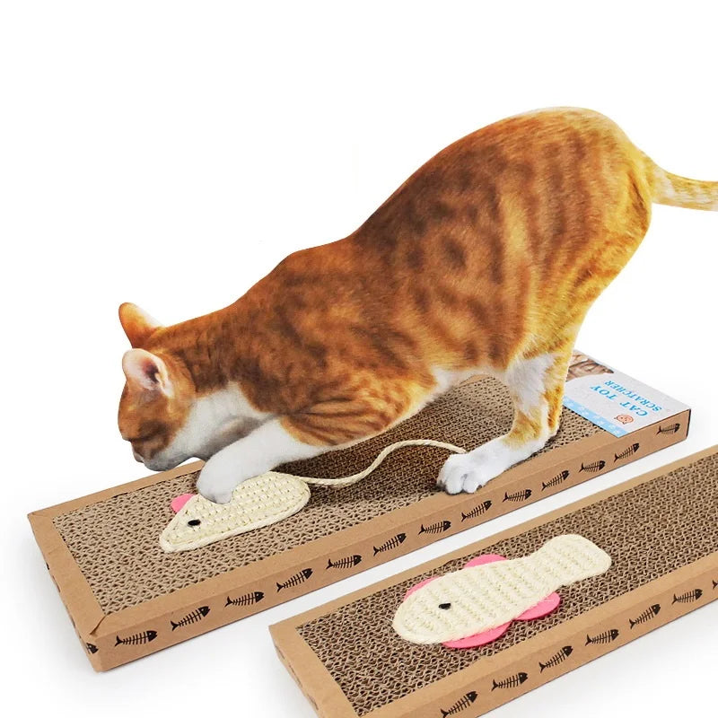 Cat Scratching Board Mat - Claw Scraper & Paw Toys