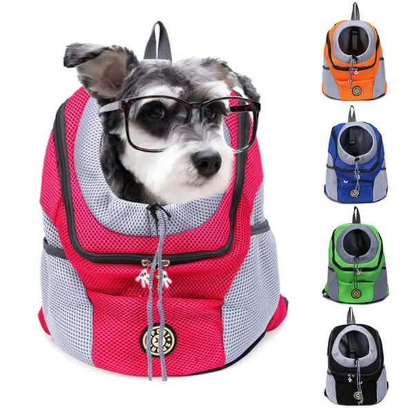 Double Shoulder Portable Travel Backpack For Dog