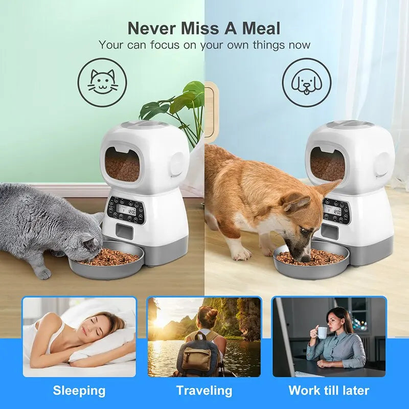 Pet Feeding Intelligent Remote Feeding Machine