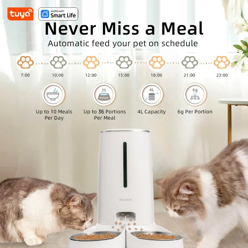 WiFi Automatic Cat Feeders