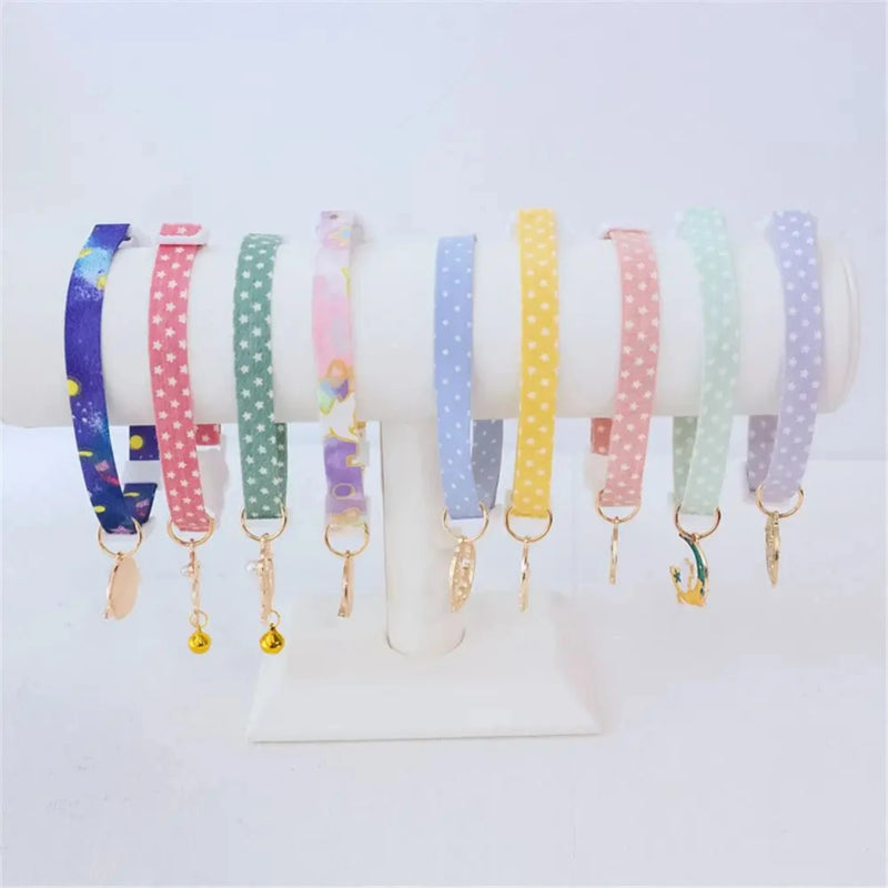 Adjustable Kitten Collar with Adorable Pendant - Stylish & Durable