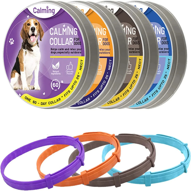 Pet Calm Collar - Adjustable Soothe for Cats & Dogs | Relieves Anxiety & Restlessness