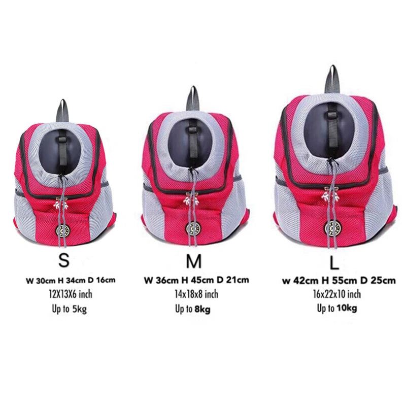 Double Shoulder Portable Travel Backpack For Dog